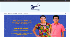 Desktop Screenshot of camiseriacanul.com.mx