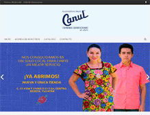 Tablet Screenshot of camiseriacanul.com.mx